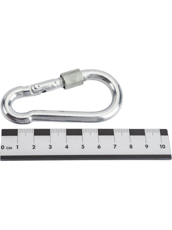 Пожарный карабин с фиксат. КРЕП-КОМП DIN 5299 D м8 25шт кпф8ф