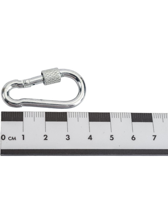 Пожарный карабин с фиксат. КРЕП-КОМП DIN 5299 D м4 100шт кпф4ф