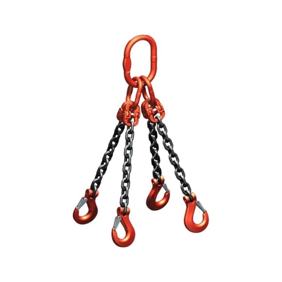 Цепной строп ООО Пкф ГрузоподъемТехоснастка 4СЦ 11.2/6000 укороченный крюк 2984