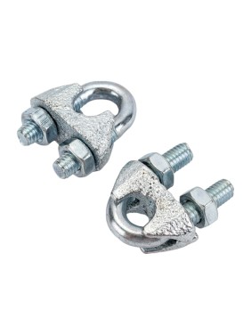 Дугообразный зажим троса 8мм DIN741 2шт - ярлык Tech-Krep 102738