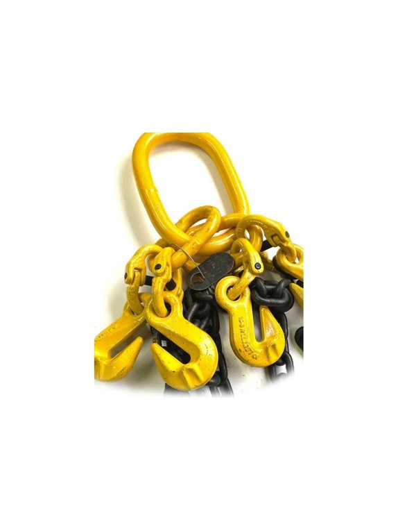 Четырехветвевой цепной строп ТРАСТ 4сц 17 тн, 2500 мм, укоротители, 8 класс 4687203698874