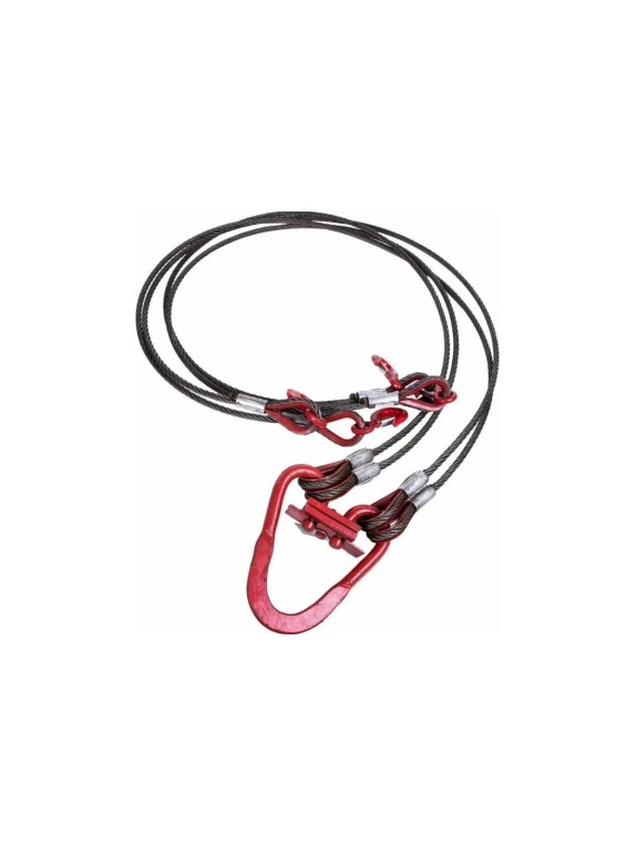 Канатный четырехветвевой стальной строп КанТраст  4СК 8,0/3000 (опрессовка) 4SKO83000