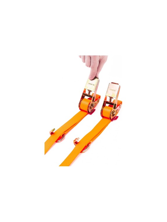 Комплект стяжных ремней Tplus 1/2 т, 7 м, ширина ленты 25 мм, 2 шт. T017871