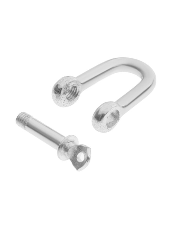 Такелажная скоба ТУНДРА тип прямой, 6 мм, цинк, 100 шт. 9926453