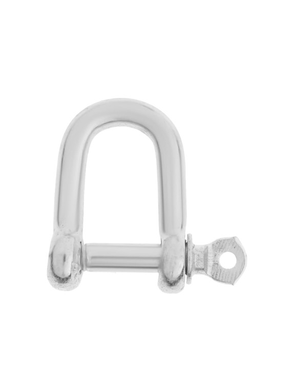 Такелажная скоба ТУНДРА тип прямой, 6 мм, цинк, 100 шт. 9926453