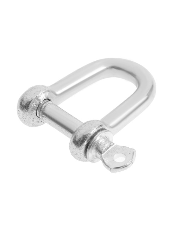 Такелажная скоба ТУНДРА тип прямой, 6 мм, цинк, 100 шт. 9926453