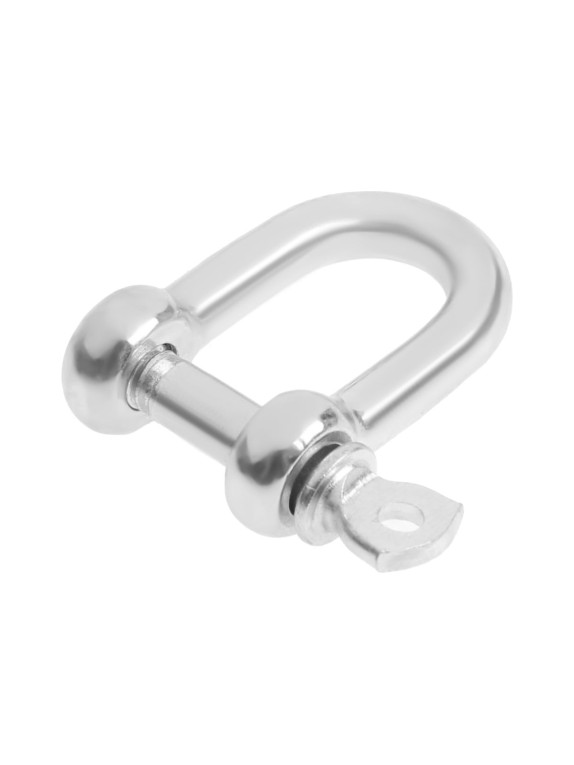 Такелажная скоба ТУНДРА тип прямой, 5 мм, цинк, 100 шт. 9926452