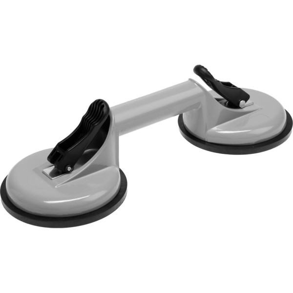 Двойной стеклодомкрат ТУНДРА алюминиевый, 125 мм, до 80 кг 2820188