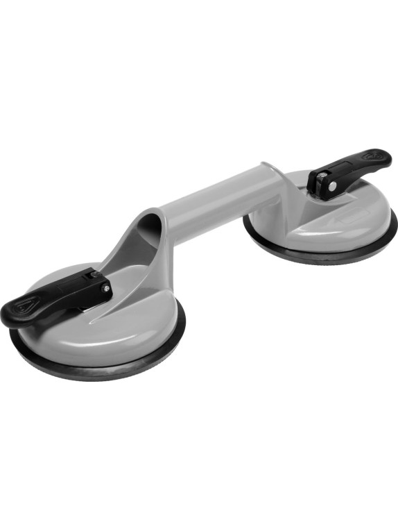 Двойной стеклодомкрат ТУНДРА алюминиевый, 125 мм, до 80 кг 2820188