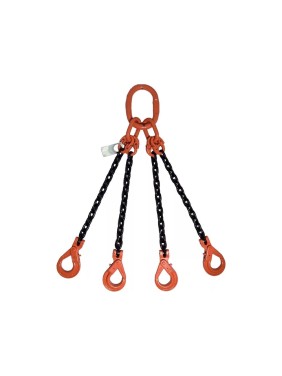 Четырехветвевой цепной строп ТРАСТ 4сц 11,2 тн, 3000 мм, крюки самозапирающиеся, 8 класс 4687203984410