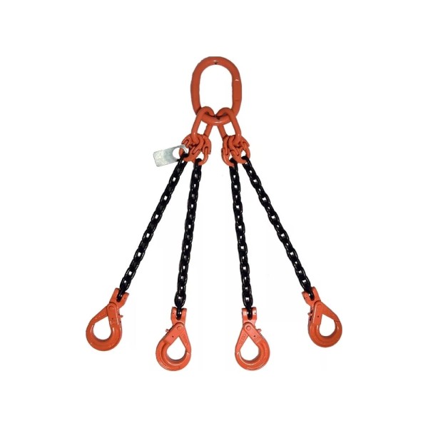 Четырехветвевой цепной строп ТРАСТ 4сц 11,2 тн, 3000 мм, крюки самозапирающиеся, 8 класс 4687203984410