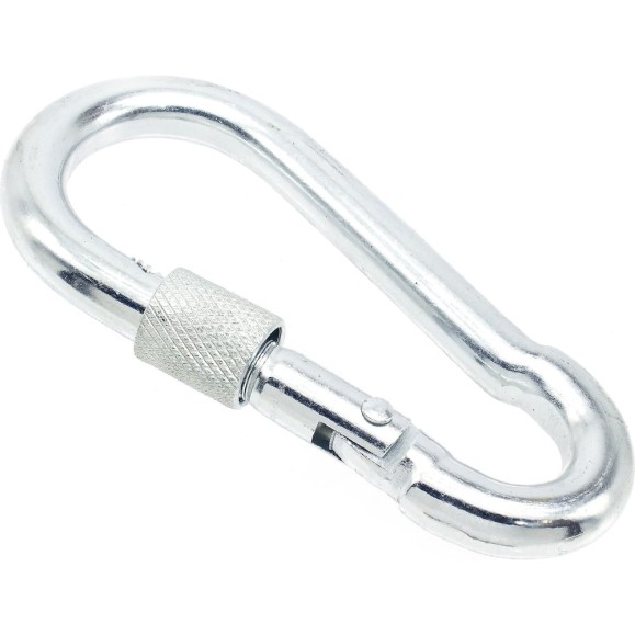 Карабины с муфтой BOWT 9 мм, оцинкованные, DIN 5299d, 1 шт. B03531