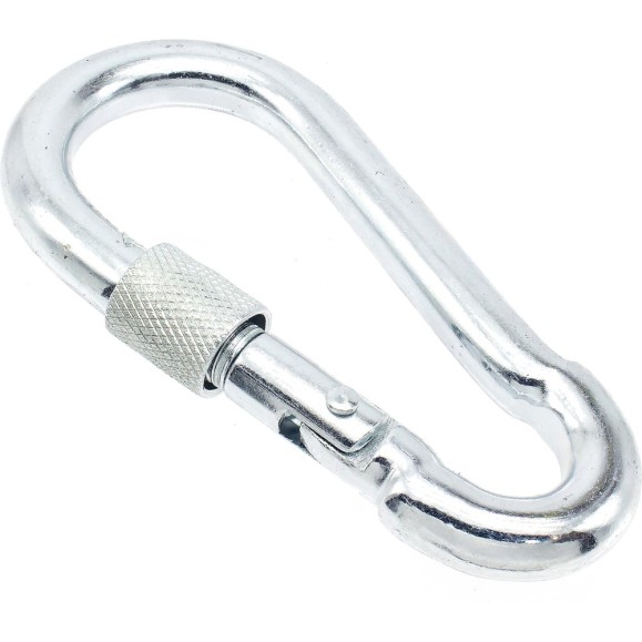 Карабины с муфтой BOWT 10 мм, оцинкованные, DIN 5299d, 6 шт. B03540