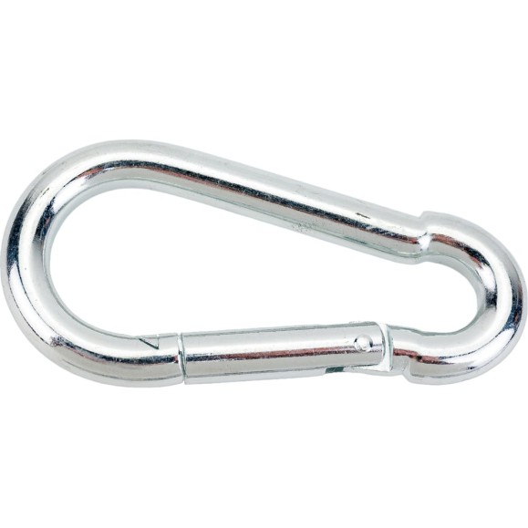Карабин ЗУБР DIN 5299С, 10мм, 1 шт, оцинкованный, 304546-10