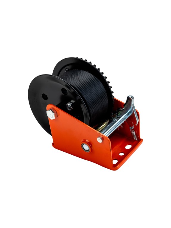 Ручная барабанная лебедка Сибталь модель LRB, 800 кг, лента 10 м 070 0018 0800