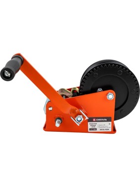 Ручная барабанная лебедка Сибталь модель LRB, 1100 кг, лента 10 м 070 0018 1100