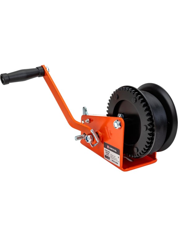 Ручная барабанная лебедка Сибталь модель LRB, 1100 кг, лента 10 м 070 0018 1100