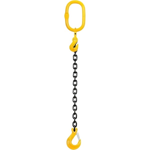 Одноветвевой цепной строп КанТраст  1СЦ 2 т, 1000 мм, с крюками-укоротителями  1STS2001000R