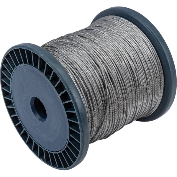 Трос для растяжки КРЕП-КОМП DIN 3055 1.5 миллиметр 250метров тр1,5