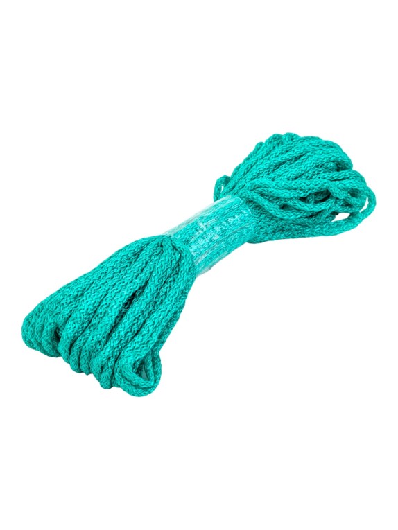 Вязаный шнур Tech-Krep ПП, 4 мм, с сердцевиной, универсальный, цветной, 20 м 139929