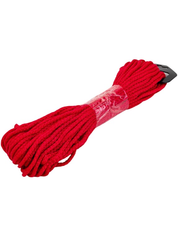 Вязаный шнур Tech-Krep ПП, 3 мм, с сердцевиной, универсальный, цветной, 20 м 139922