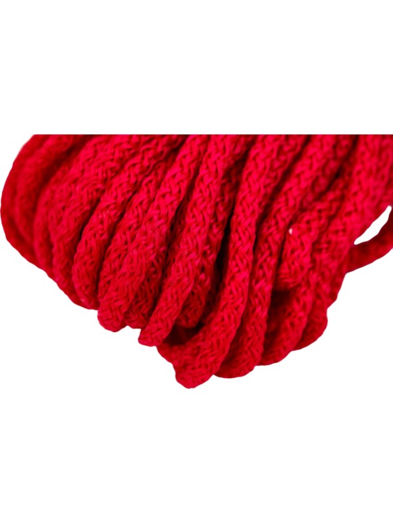 Вязаный шнур Tech-Krep ПП, 3 мм, с сердцевиной, универсальный, цветной, 20 м 139922