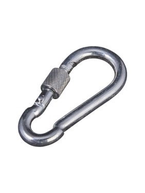 Пожарный карабин Доброга D8 DIN 5299 D с фиксатором 400 шт ЦБ-0035245 Пожарный карабин Доброга D8 DIN 5299 D с фиксатором 400 шт ЦБ-0035245