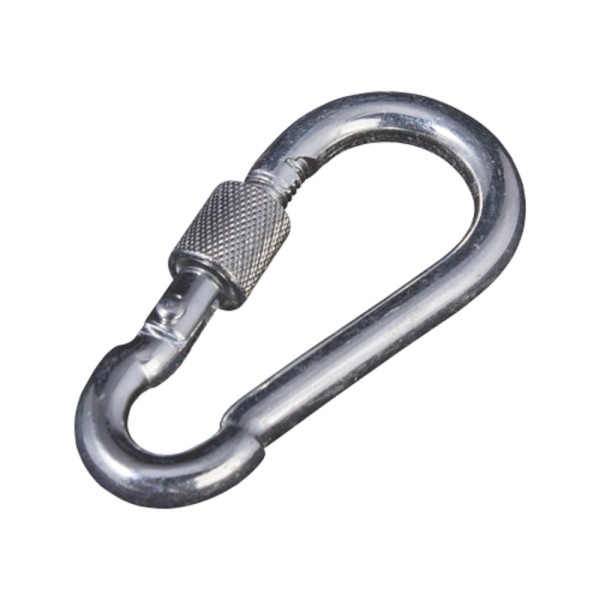 Пожарный карабин Доброга D8 DIN 5299 D с фиксатором 400 шт ЦБ-0035245