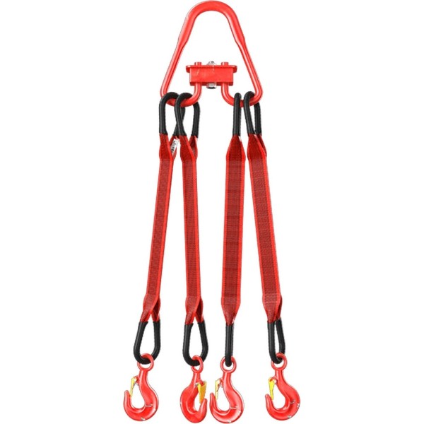 Текстильный четырехветвевой строп Grosco 4СТ 25 т, 10 м TX4X25010