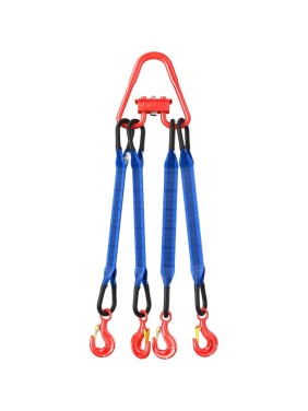 Текстильный четырехветвевой строп Grosco 4СТ 20 т, 6 м TX4X20006