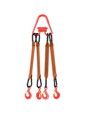 Текстильный четырехветвевой строп Grosco 4СТ 15 т, 8 м TX4X15008