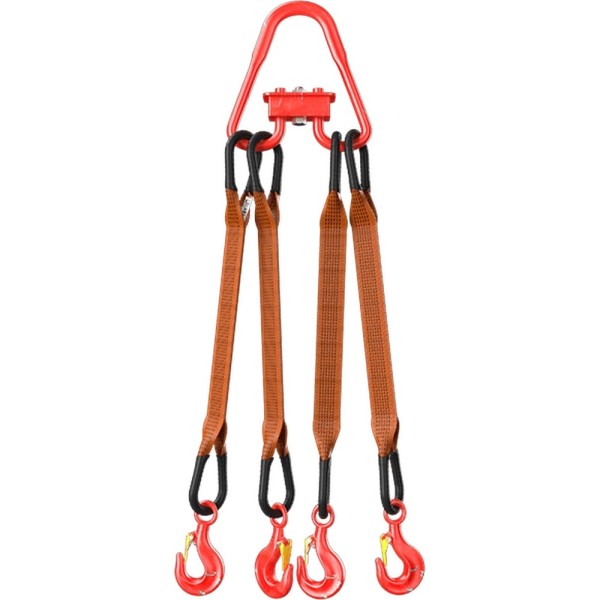 Текстильный четырехветвевой строп Grosco 4СТ 15 т, 4 м TX4X15004