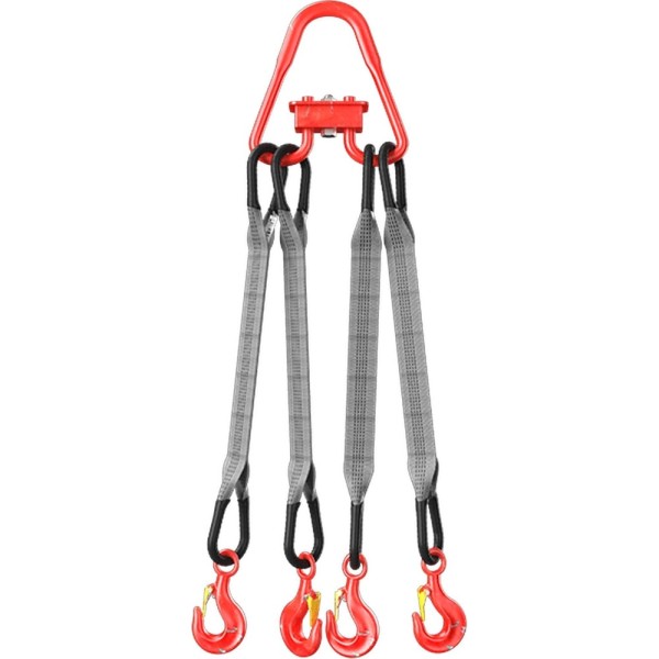 Текстильный четырехветвевой строп Grosco 4СТ 10 т, 12 м TX4X10012