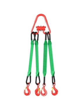 Текстильный четырехветвевой строп Grosco 4СТ 2.5 т, 1 м TX4X02501