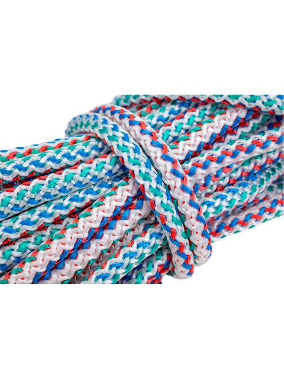 Полипропиленовая веревка (вязаная, 8 мм х 20 м, 300 кгс) КУРС 68385