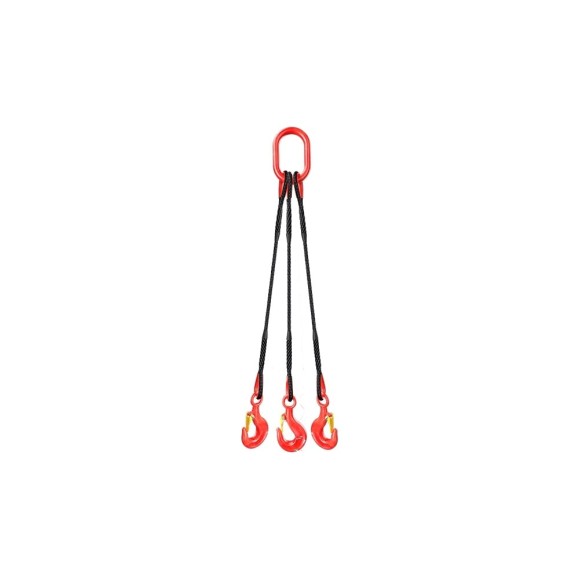 Канатный строп Grosco 3ск 40 т, 6 м, заплетка RS3X40006