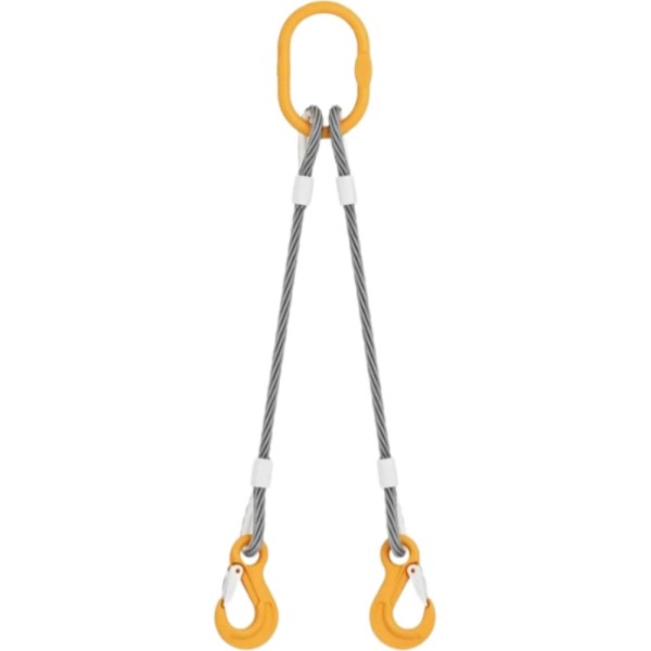 Канатный двухветвевой строп СЕВЗАПКАНАТ 2СК 4 т, 1 м, втулка 4631171099478