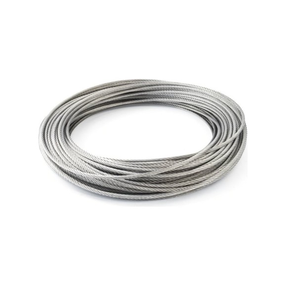 Трос ЦКИ D3, 7x19, нерж. A4, 100 м 7348