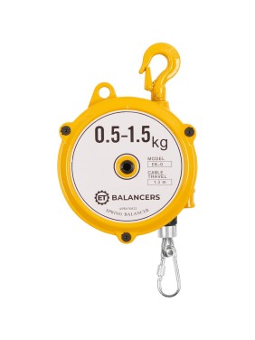 Пружинный балансир ET Balancers грузоподъемность 0.5-1.5 кг, ход троса 1.3 м, модель 0.5-1.5 100585754