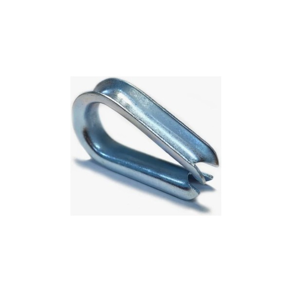 Коуш для стальных канатов BEFAST DIN 6899, цинк, 12 мм, 20 шт. K68991220S