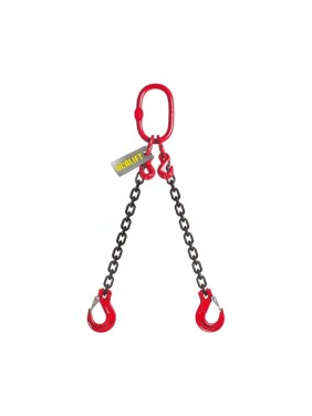 Цепной строп LITELIFT 2СЦ 4,25т 8м с укоротителями двухветвевой цепь 10x30 T8 G80 2sc4250t8h