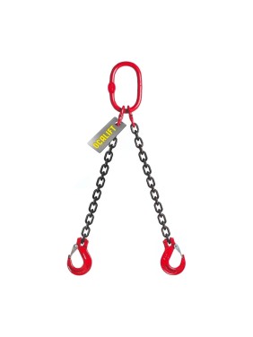Цепной строп OCALIFT 2СЦ 2,8т 3,5м двухветвевой цепь глазированная 8x24 T8 G80 2sc2800t35f