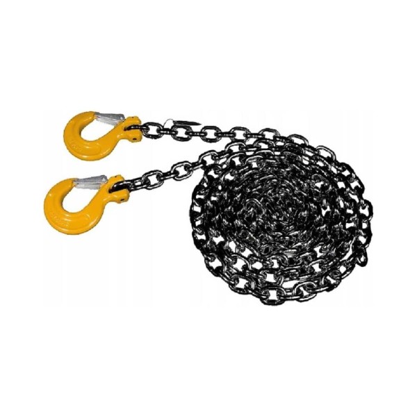 Крепежная цепь с крюками ООО "Пкф "ГрузоподъемТехоснастка" Цкр 13 мм, 10.6 т, 2 м 9284