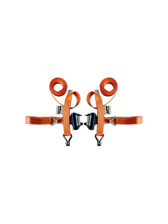 Комплект стяжных ремней GROSCO с крюками для крепления груза с храповым механизмом 1.5-3 т, 3 м 35 мм, 10 шт RST01503C0