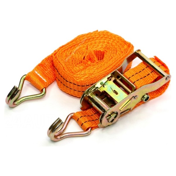 Ремень стяжной ПРОММЕТАЛЛ 5/10 т, 50 мм, оранжевый, 3 м, рабочая нагрузка 2500 кг РС5105032500