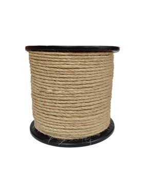 Веревка сизалевая Сибшнур диаметр 6 мм 400 м на катушке 10332