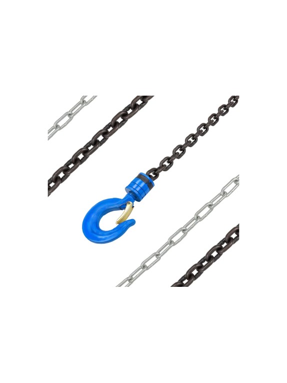 Механическая подвесная лебедка c фиксацией цепи натяжения, 1 т, длина цепи - 2,5м Forsage F-TRC9010(4181)