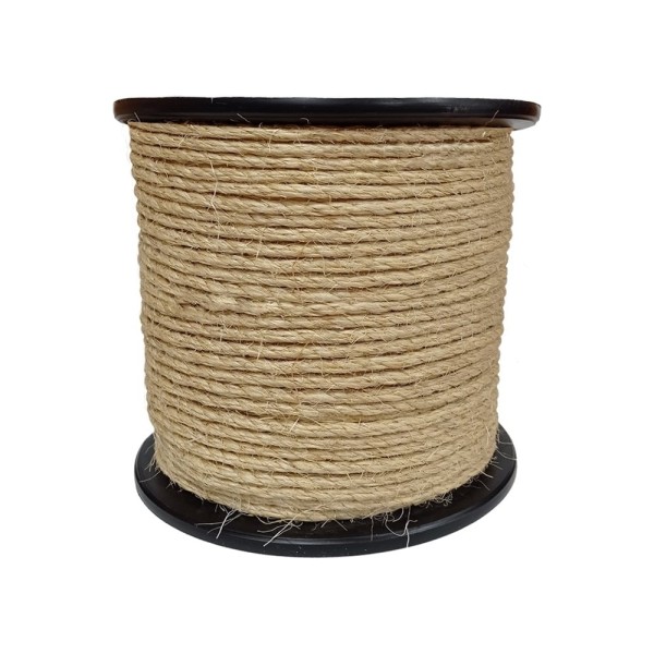 Веревка сизалевая Сибшнур диаметр 19 мм 40 м на катушке 10338