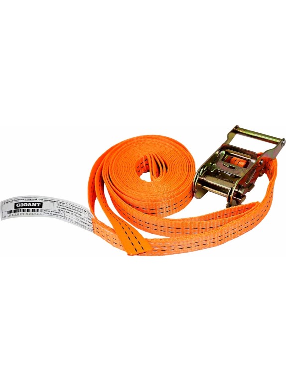 Стяжной ремень для крепления груза Gigant 1/2т кольцевой 6м GSR-031