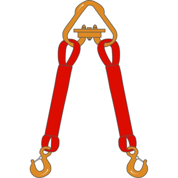 Двухветвевой текстильный строп ТамбовТехСнаб 2СТ 6 т, 9 м 7930130714603
